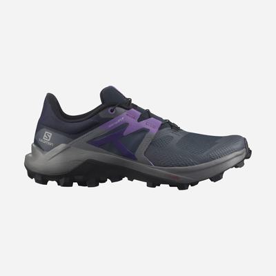 Salomon WILDCROSS 2 Trailrunning Schuhe Damen Königsblau Lila | DNL-420957