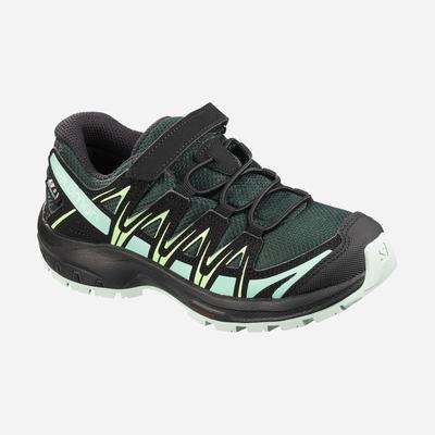 Salomon XA PRO 3D CSWP K Trailrunning Schuhe Kinder Grün | ITB-671349