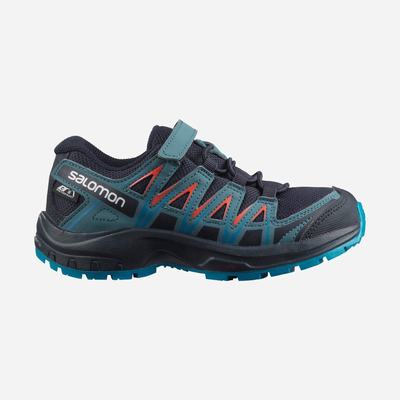 Salomon XA PRO 3D CSWP K Trailrunning Schuhe Kinder Navy/Blau | NKG-549721