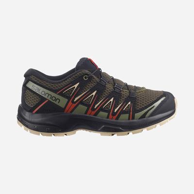 Salomon XA PRO 3D J Wanderschuhe Kinder Olivgrün | RDE-943560