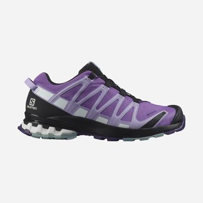 Salomon XA PRO 3D v8 GORE-TEX Trailrunning Schuhe Damen Königsblau Lila/Lavendel | LKE-184379