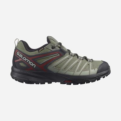 Salomon X CREST GORE-TEX Wanderschuhe Herren Grau | ILB-497236