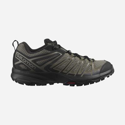 Salomon X CREST Wanderschuhe Herren Olivgrün/Schwarz | ECZ-314765