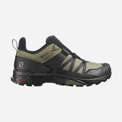 Salomon X ULTRA 4 GORE-TEX Wanderschuhe Herren Tiefes Grün/Schwarz/Olivgrün | DMZ-715048