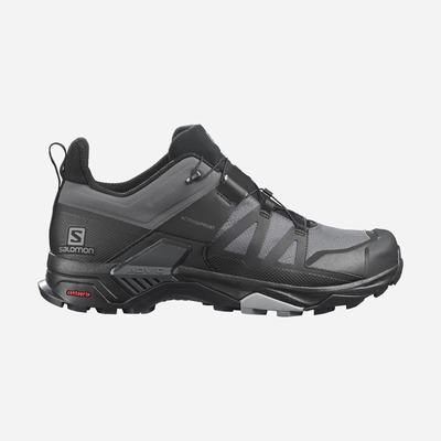 Salomon X ULTRA 4 GORE-TEX Wanderschuhe Herren Grau/Schwarz | ZLV-530498