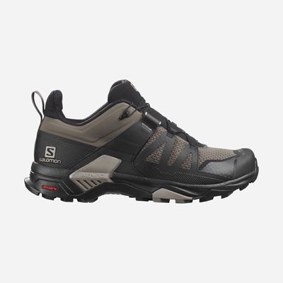 Salomon X ULTRA 4 Wanderschuhe Herren Schwarz/Khaki | YSO-012459